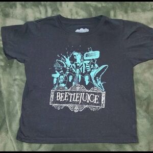 Beetlejuice Crop Top